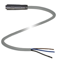 Pepperl+Fuchs V3-GR-20M-PUR Female cordset single-ended M8 snap-lock straight A-coded, 3-pin, PUR cable grey Turkey