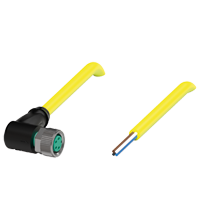 Pepperl+Fuchs V31-WM-YE5M-PVC-U Female cordset single-ended M8 angled A-coded, 4-pin, PVC cable yellow, UL approved Turkey