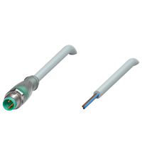 Pepperl+Fuchs V3S-GM-E2-2M-PVC Male cordset single-ended M8 straight A-coded, LED 3-pin, PVC cable grey Turkey