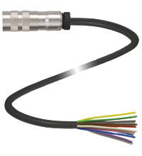 Pepperl+Fuchs 42312A-05M-12P-SCS Single-ended female cordset, M16, 12-pin, PVC cable, 12-wire Turkey