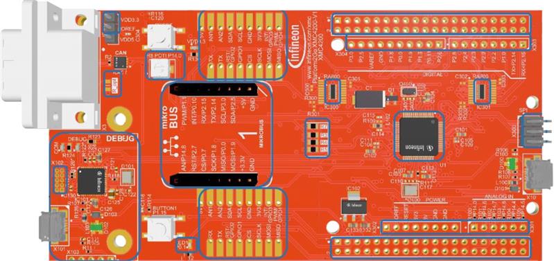 Infineon KIT_XMC_PLT2GO_XMC4200 Turkey