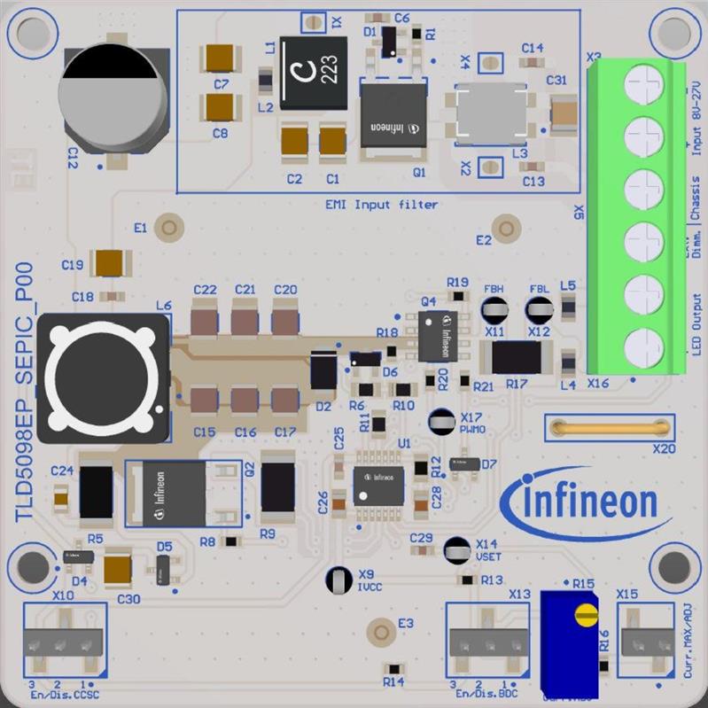 Infineon TLD5098EP_SEPIC_EVAL Turkey