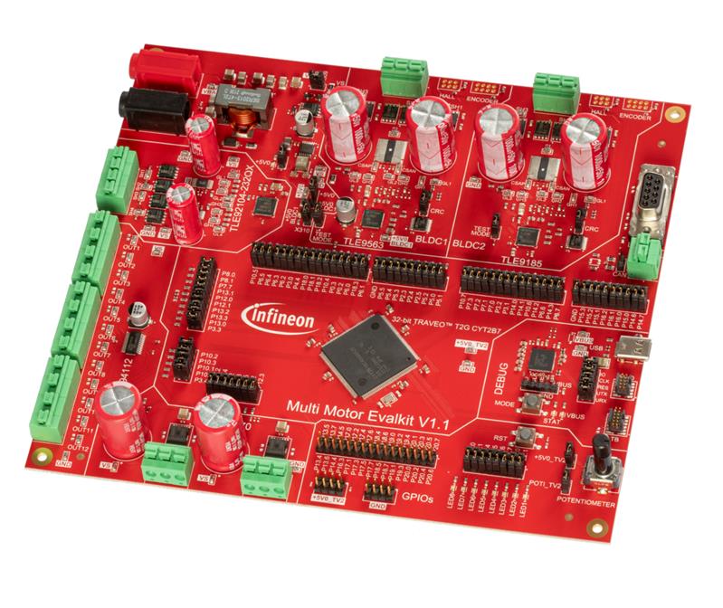 Infineon MULTI MOTOR EVALKIT Evaluation kit with market-proven chipset for zonal control, seat module and thermal management Turkey