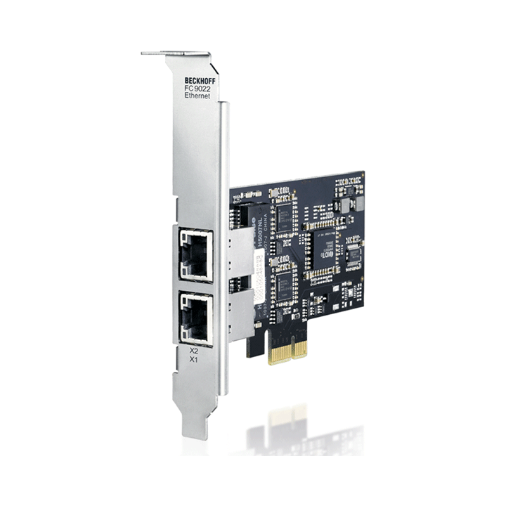 Beckhoff FC9022 Gigabit Ethernet card, 2 channels, PCIe x1 Turkey