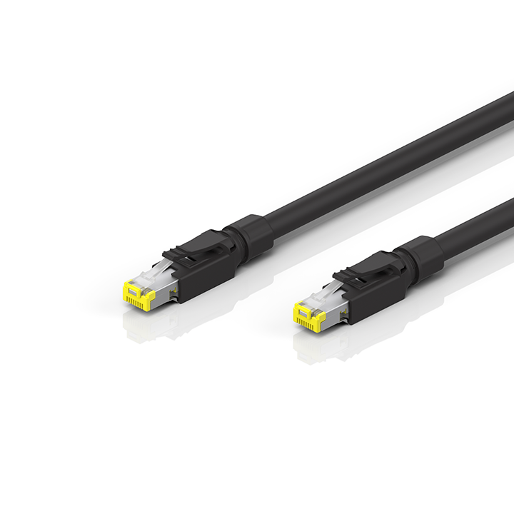 Beckhoff C9900-K671...K682 CP-Link 4 cable, shielded, PVC, 4 x 2 x AWG23/7, fixed installation, black, Cat6A Turkey