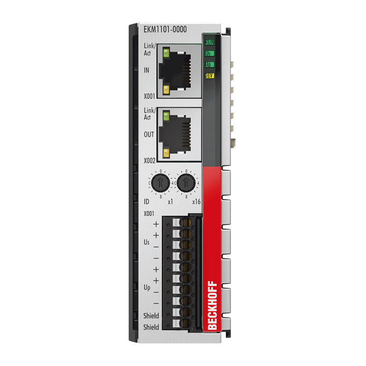 Beckhoff EKM1101 EtherCAT Coupler with ID switch and diagnostics Turkey