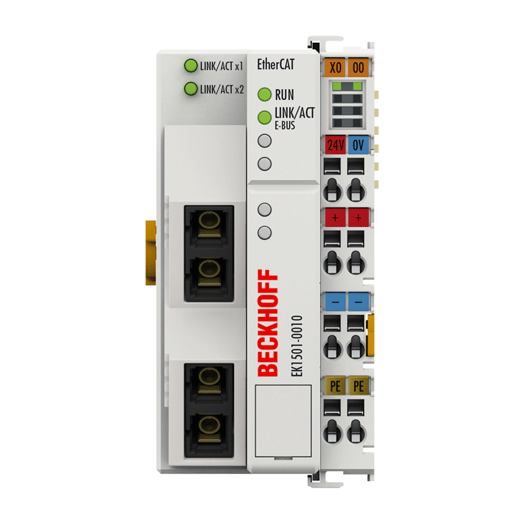 Beckhoff EK1501-0010 EtherCAT Coupler with ID switch, single-mode fiber optic Turkey