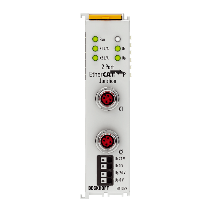 Beckhoff EK1322 2-port EtherCAT P junction with feed-in Turkey