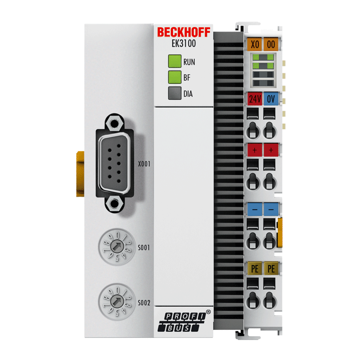 Beckhoff EK3100 PROFIBUS Bus Coupler Turkey