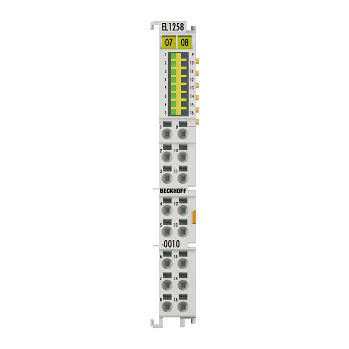 Beckhoff EL1258-0010 EtherCAT Terminal, 8-channel digital input, 24 V DC, 1 µs, ground switching, multi-timestamp Turkey