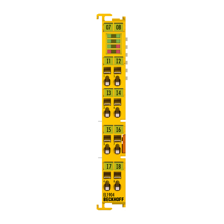 Beckhoff EL1904 EtherCAT Terminal, 4-channel digital input, 24 V DC, TwinSAFE Turkey