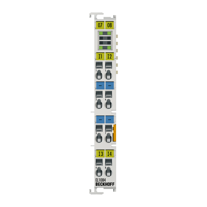 Beckhoff EL1084 EtherCAT Terminal, 4-channel digital input, 24 V DC, 3 ms, ground switching Turkey