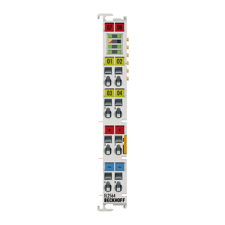 Beckhoff EL2564 EtherCAT Terminal, 4-channel LED output, 5…48 V DC, 4 A, RGBW, common anode Turkey