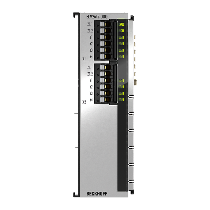 Beckhoff ELM2642-0000 EtherCAT Terminal, 2-channel reed output, multiplexer, 48 V AC/DC, 05 A, potential-free, 1 x 4 Turkey