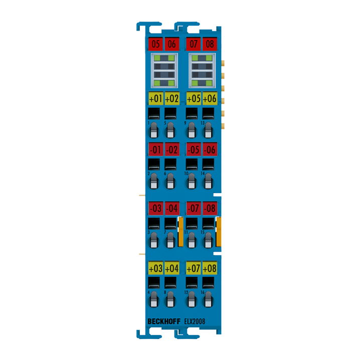 Beckhoff ELX2008 EtherCAT Terminal, 8-channel digital output, 24 V DC, 30 mA, Ex i Turkey