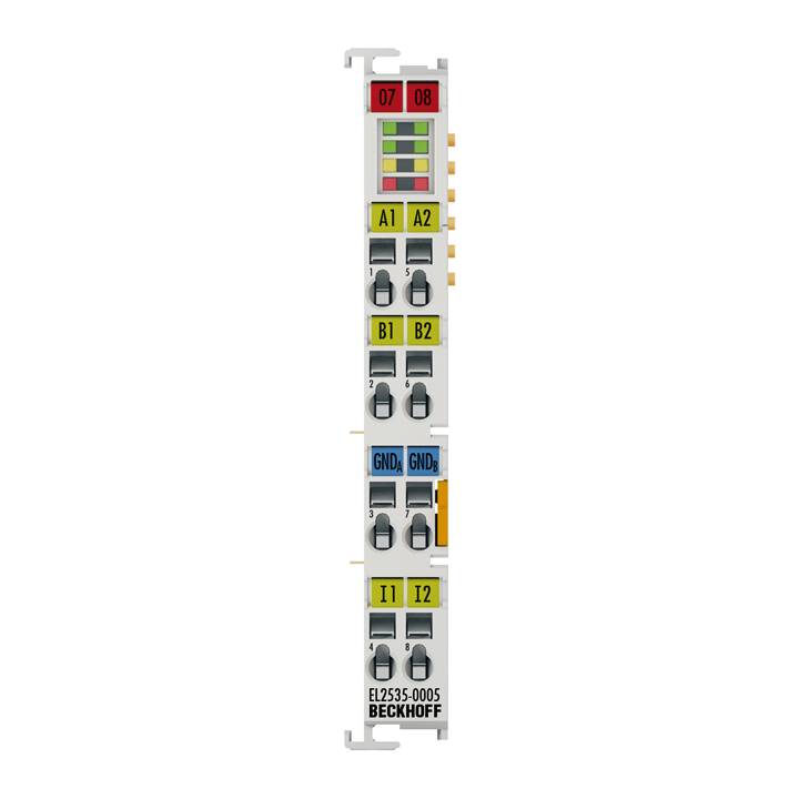 Beckhoff EL2535-0005 EtherCAT Terminal, 2-channel PWM output, 24 V DC, 5 A, current-controlled Turkey
