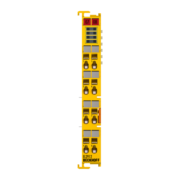 Beckhoff EL2912 EtherCAT Terminal, 2-channel digital output, 24 V DC, 2 A, TwinSAFE, TwinSAFE Logic Turkey