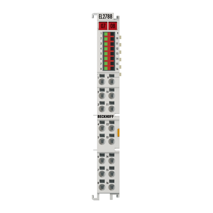 Beckhoff EL2788 EtherCAT Terminal, 8-channel solid state relay output, 30 V AC, 48 V DC, 2 A Turkey