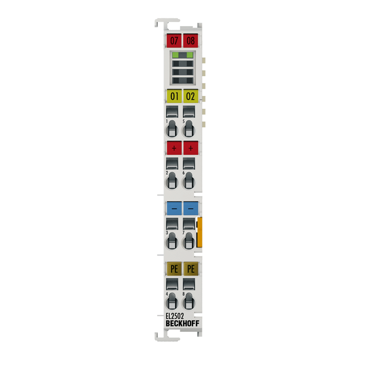 Beckhoff EL2502 EtherCAT Terminal, 2-channel PWM output, 24 V DC, 05 A Turkey