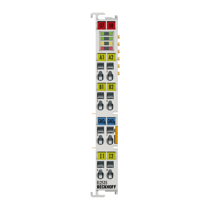 Beckhoff EL2535 EtherCAT Terminal, 2-channel PWM output, 24 V DC, 1 A, current-controlled Turkey