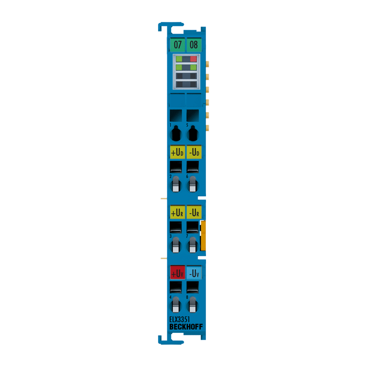Beckhoff ELX3351 EtherCAT Terminal, 1-channel analog input, measuring bridge, full bridge, 24 bit, Ex i Turkey