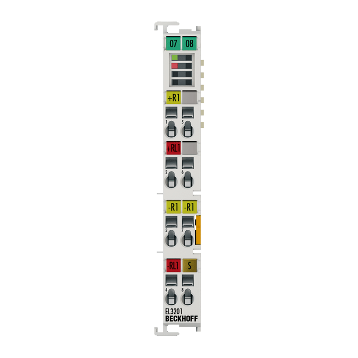 Beckhoff EL3201 EtherCAT Terminal, 1-channel analog input, temperature, RTD (Pt100), 16 bit Turkey