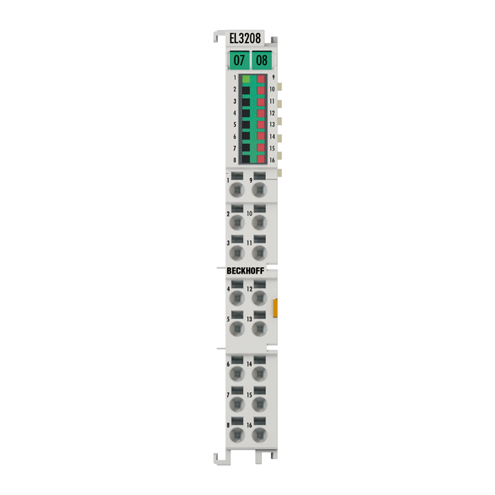Beckhoff EL3208 EtherCAT Terminal, 8-channel analog input, temperature, RTD (Pt100), 16 bit Turkey