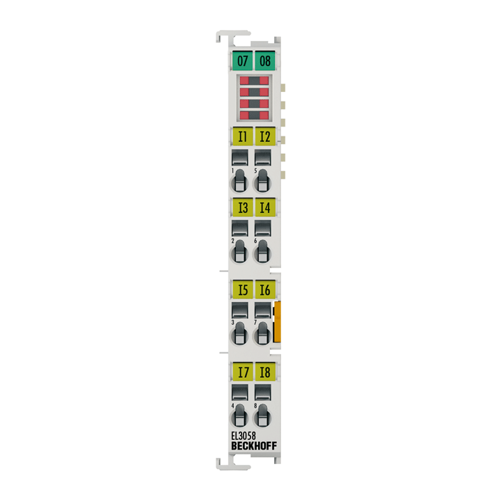 Beckhoff EL3058 EtherCAT Terminal, 8-channel analog input, current, 4…20 mA, 12 bit, single-ended Turkey