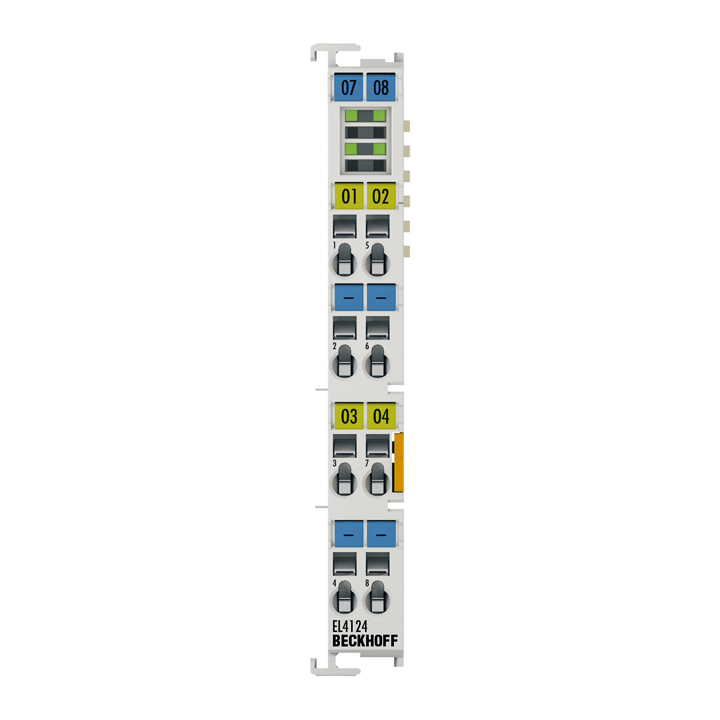 Beckhoff EL4124 EtherCAT Terminal, 4-channel analog output, current, 4…20 mA, 16 bit Turkey