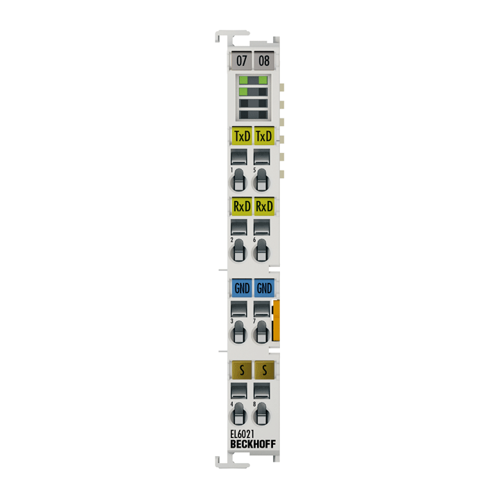 Beckhoff EL6021 EtherCAT Terminal, 1-channel communication interface, serial, RS422/RS485 Turkey