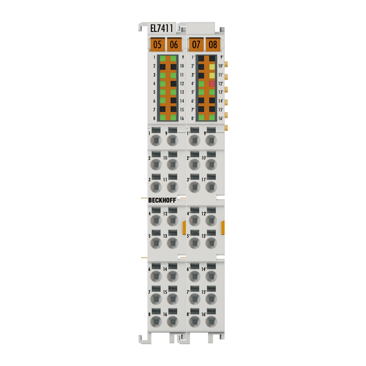Beckhoff EL7411 EtherCAT Terminal, 1-channel motion interface, BLDC motor, 48 V DC, 45 A, with incremental encoder Turkey