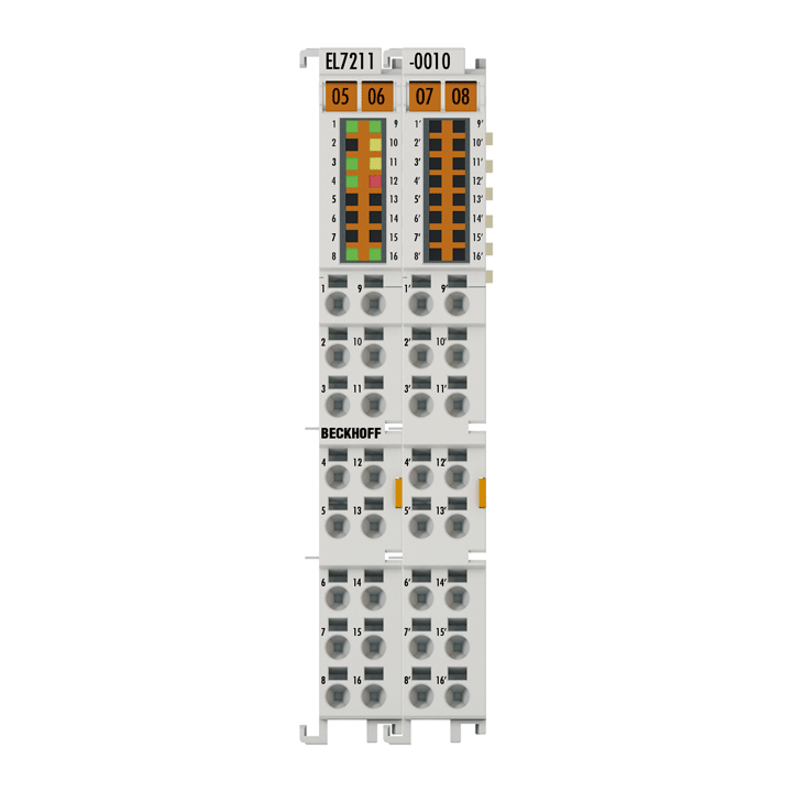 Beckhoff EL7211-0010 EtherCAT Terminal, 1-channel motion interface, servomotor, 48 V DC, 45 A, OCT Turkey