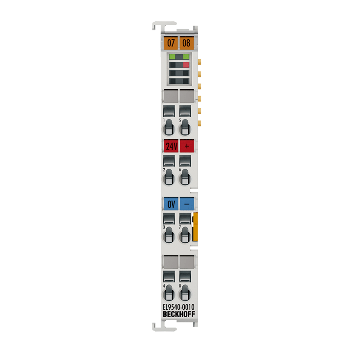 Beckhoff EL9540-0010 System terminal, surge filter and field supply Turkey