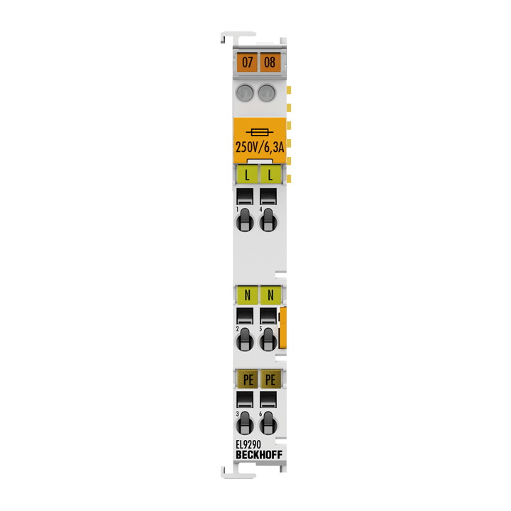 Beckhoff EL9290 Potential supply terminal, for voltages up to 230 V AC, with fuse Turkey