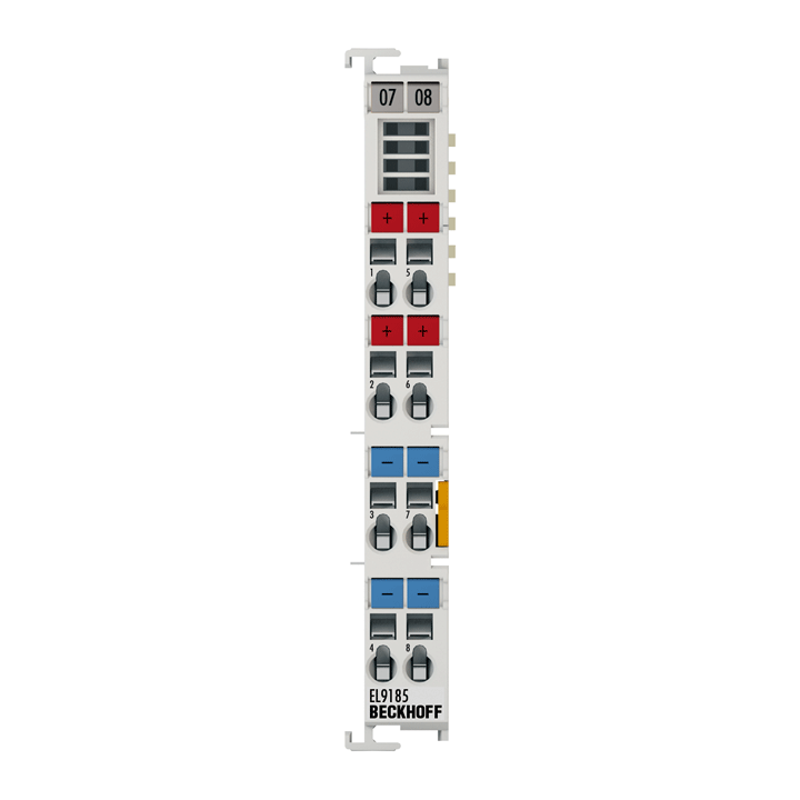 Beckhoff EL9185 Potential distribution terminal, 4 x 24 V DC, 4 x 0 V DC Turkey