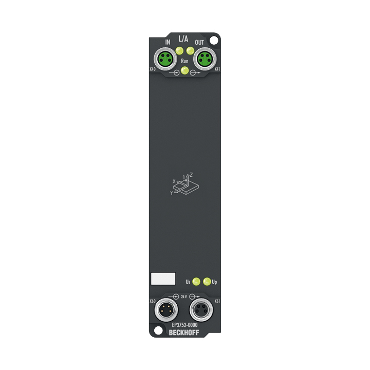 Beckhoff EP3752-0000 EtherCAT Box, 2-channel, 2 x 3-axis accelerometers Turkey
