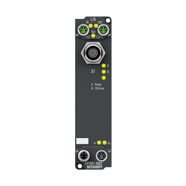 Beckhoff EP5001-0002 EtherCAT Box, 1-channel encoder interface, SSI, M12 Turkey