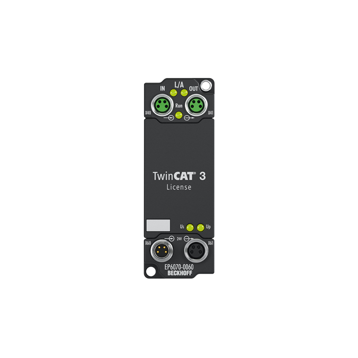 Beckhoff EP6070-0060 EtherCAT Box, license key for TwinCAT 31 Turkey