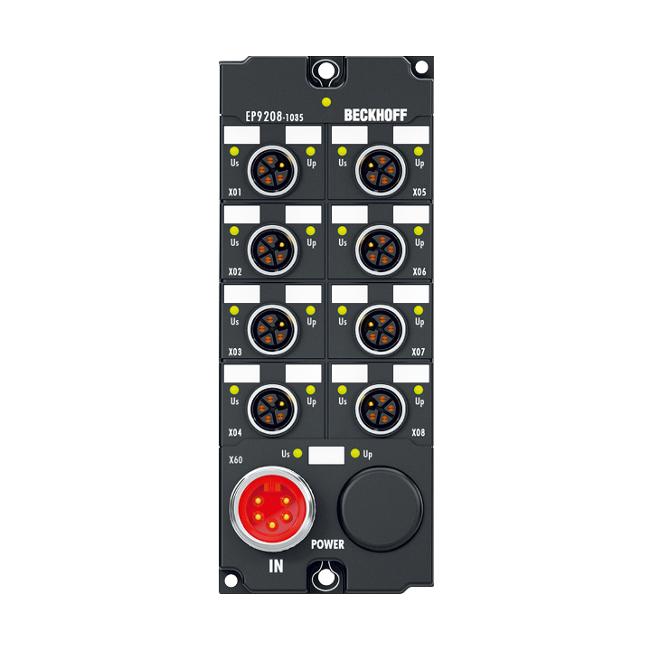 Beckhoff EP9208-1035 EtherCAT Box, 8-channel power distribution, passive, M12, L-coded Turkey