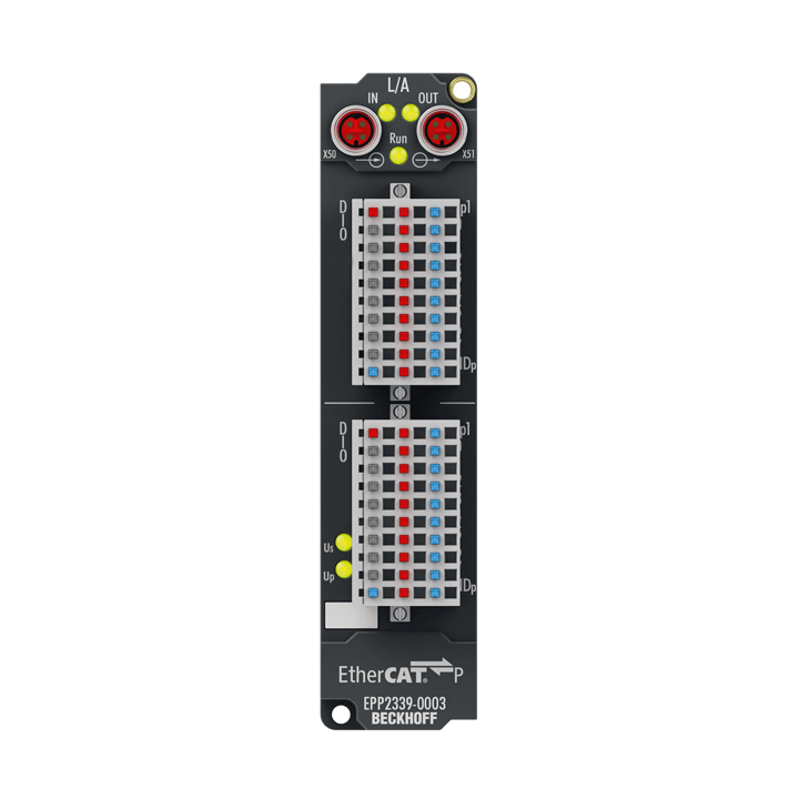 Beckhoff EPP2339-0003 EtherCAT P Box, 16-channel digital combi, 24 V DC, 3 ms, 05 A, IP20 connector Turkey