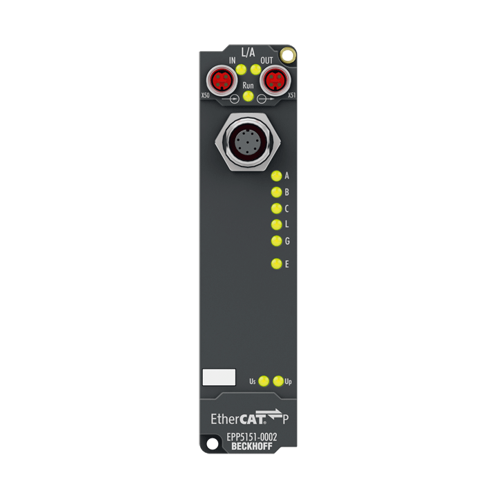 Beckhoff EPP5151-0002 EtherCAT P Box, 1-channel encoder interface, incremental, 24 V DC HTL, 100 kHz, M12 Turkey