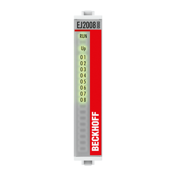 Beckhoff EJ2008 EtherCAT plug-in module, 8-channel digital output, 24 V DC, 05 A Turkey