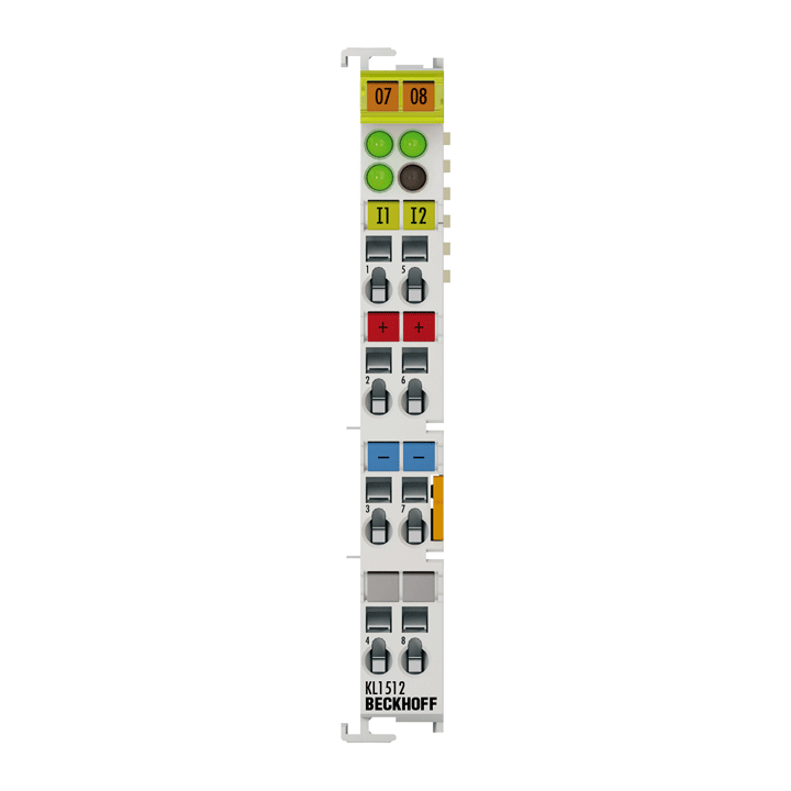 Beckhoff KL1512 Bus Terminal, 2-channel digital input, counter, 24 V DC, 1 kHz Turkey