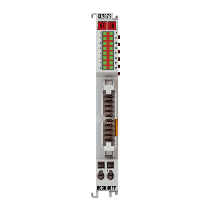 Beckhoff KL2872 Bus Terminal, 16-channel digital output, 24 V DC, 05 A, flat-ribbon cable Turkey