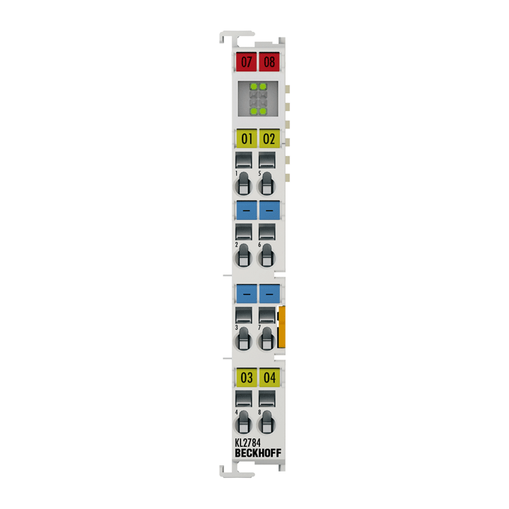 Beckhoff KL2784 Bus Terminal, 4-channel solid state relay output, 30 V AC, 48 V DC, 2 A Turkey