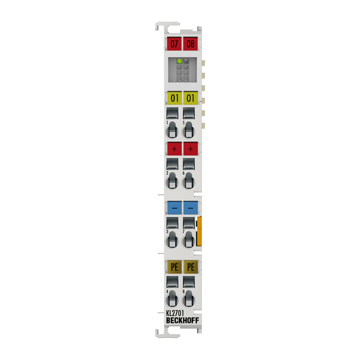 Beckhoff KL2701 Bus Terminal, 1-channel solid-state relay output, 0…230 V AC/DC, 3 A Turkey