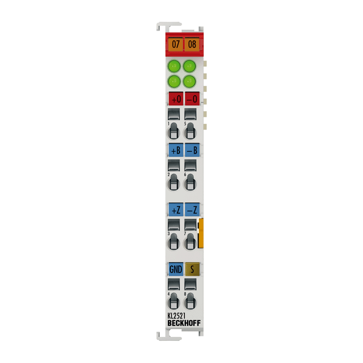 Beckhoff KL2521 Bus Terminal, 1-channel pulse train output, incr enc simulation, RS422, 50 mA Turkey