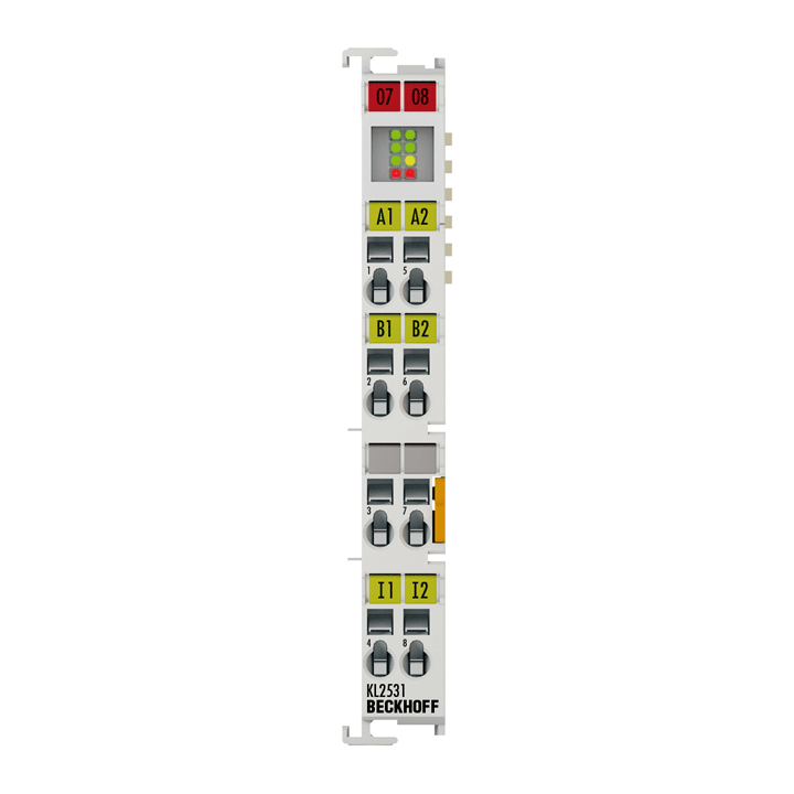 Beckhoff KL2531 Bus Terminal, 1-channel motion interface, stepper motor, 24 V DC, 15 A Turkey