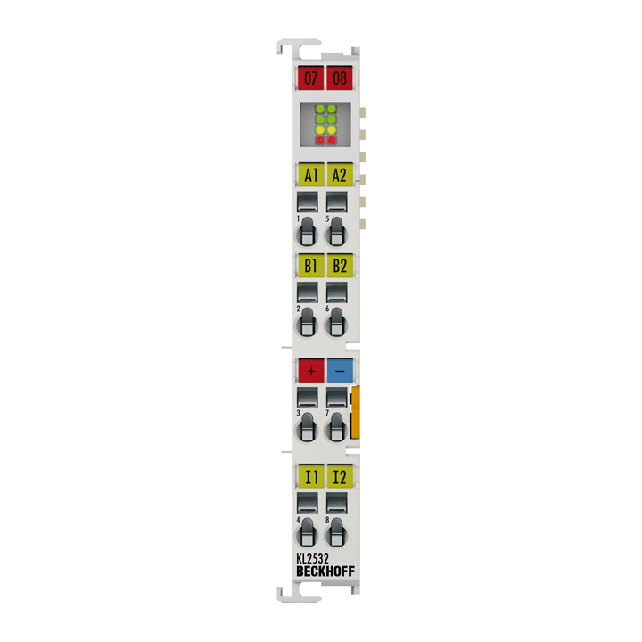 Beckhoff KL2532 Bus Terminal, 2-channel motion interface, DC motor, 24 V DC, 1 A Turkey