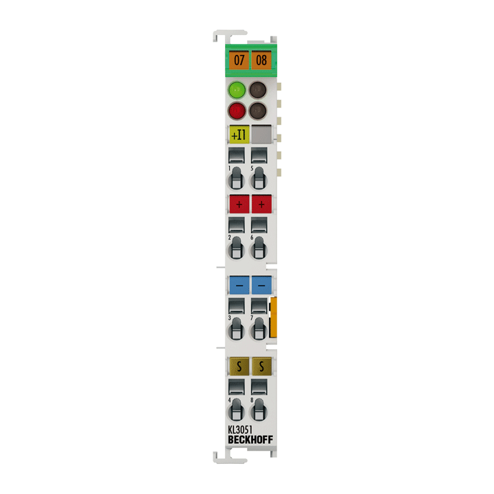 Beckhoff KL3051 Bus Terminal, 1-channel analog input, current, 4…20 mA, 12 bit, single-ended Turkey
